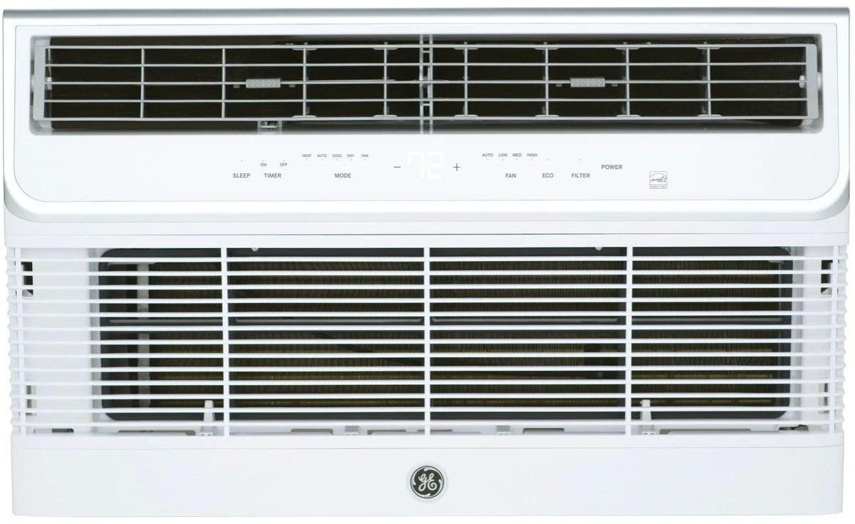 GE 10,000 BTU's Soft Gray Thru the Wall Built In Heat/Cool Room Air Conditioner image