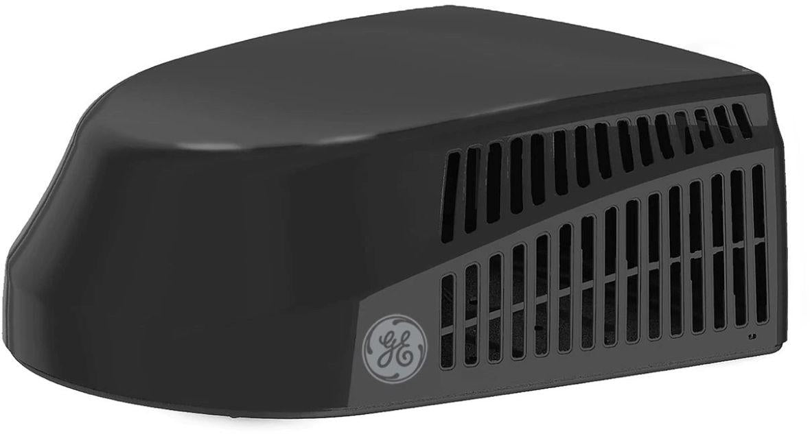 GE 15000 BTU's Black Exterior RV Air Conditioner with Heat Pump image