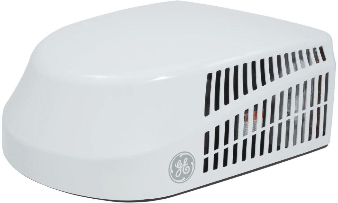 GE 15000 BTU's White Exterior RV Air Conditioner with Heat Pump image