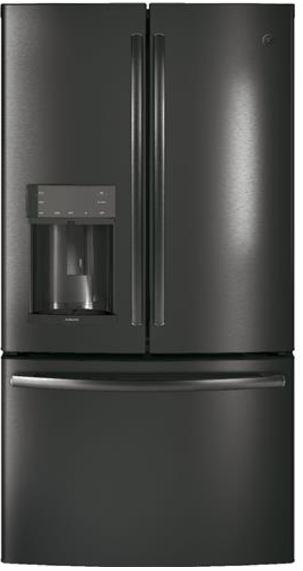 GE  Adora Series 27.7 Cu. Ft. French Door Refrigerator-Black Stainless image