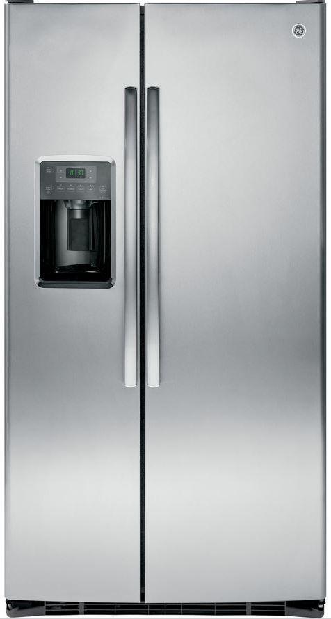 GE Adora Series 25.9 Cu. Ft. Side By Side Refrigerator-Stainless Steel image