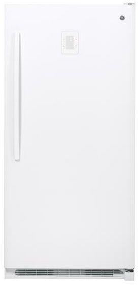 GE 20.2 Cu. Ft. Upright Freezer-White image