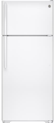 GE Series 17.5 Cu. Ft. Top Freezer Refrigerator-White image