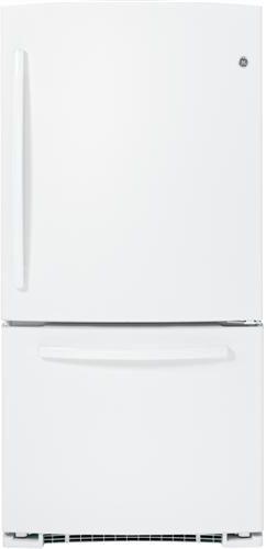 GE 23.1 Cu. Ft. Bottom Freezer Refrigerator-White image