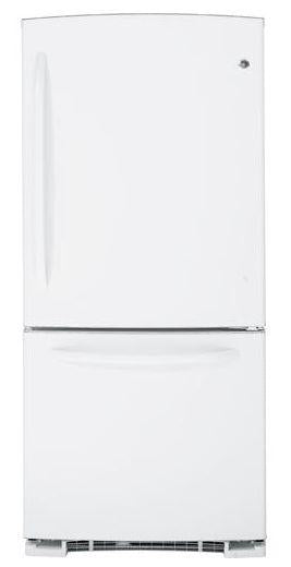 GE ENERGY STAR 22.7 Cu. Ft. Bottom Freezer Refrigerator-White image