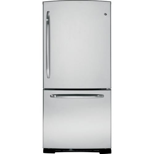 GE ENERGY STAR 20.2 Cu. Ft. Bottom Freezer Refrigerator-CleanSteel� image