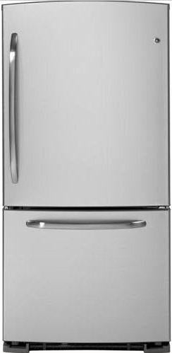 GE ENERGY STAR 22.7 Cu. Ft. Bottom Freezer Refrigerator-CleanSteel� image