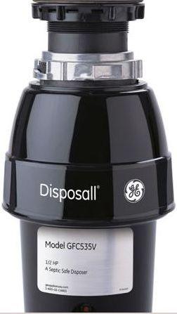 GE 1/2 HP Continuous Feed Food Waste Disposer image