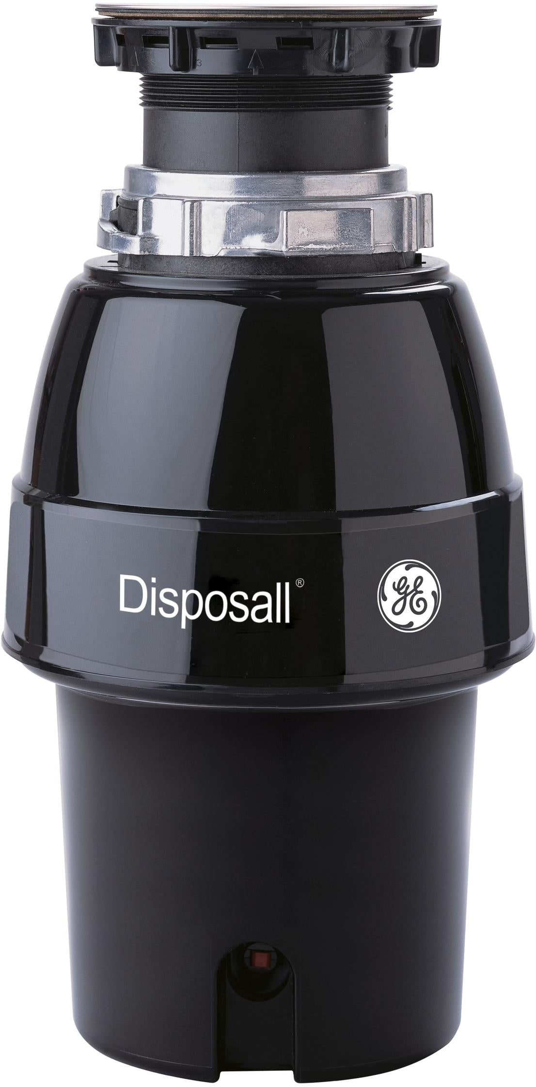 GE 0.5 HP Black Continuous Feed Garbage Disposer