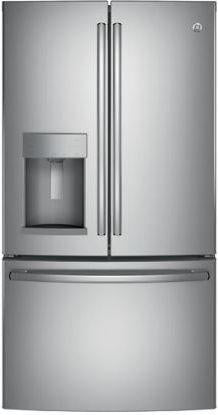 GE Series 25.8 Cu. Ft. French Door Refrigerator-Stainless Steel image