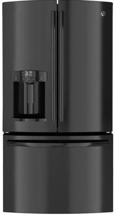 GE ENERGY STAR 26.7 Cu. Ft. French Door Refrigerator-Black image