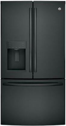 GE Series 27.8 Cu. Ft. French Door Refrigerator-Black image