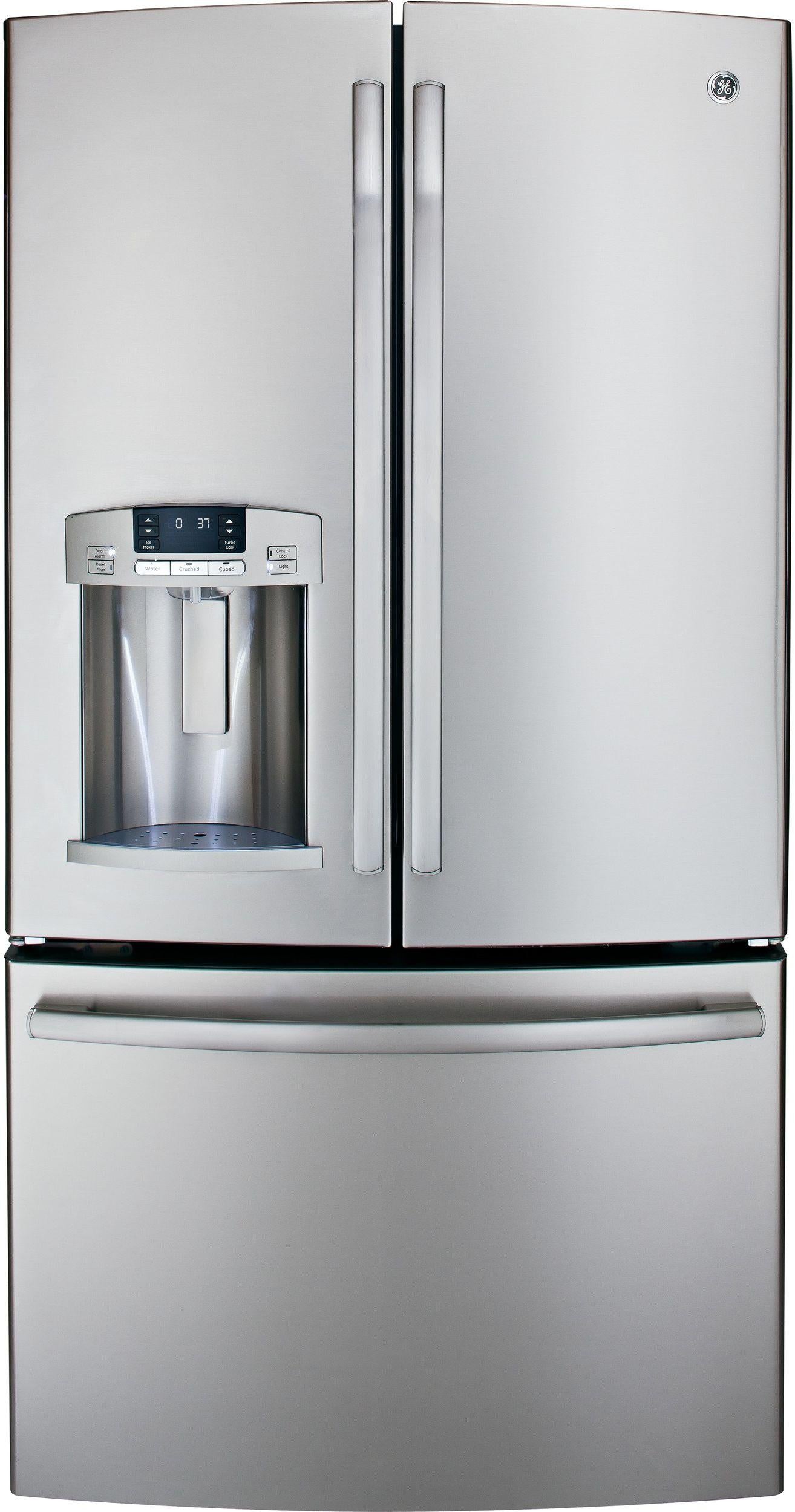 GE ENERGY STAR 26.7 Cu. Ft. French Door Refrigerator-Stainless Steel image