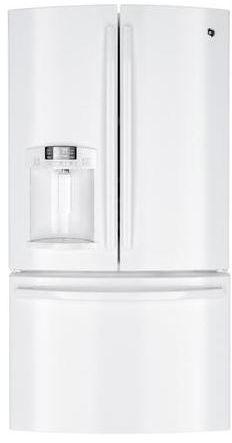 GE ENERGY STAR 28.6 Cu. Ft. French Door Refrigerator-White image