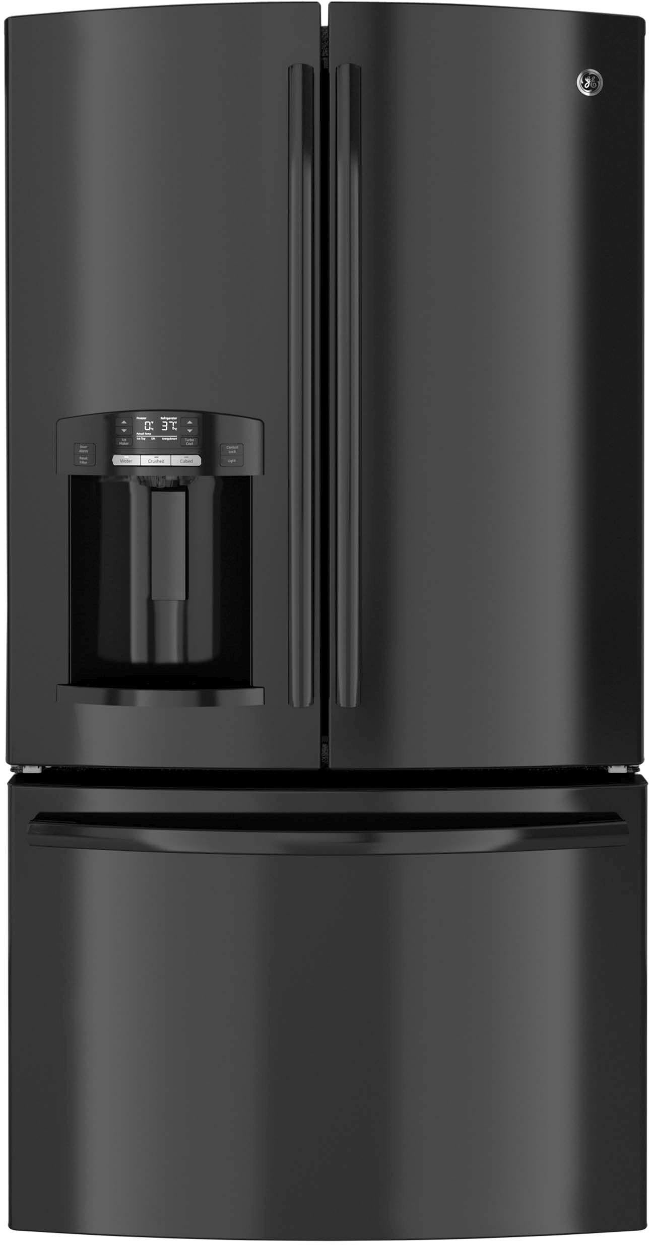 GE ENERGY STAR 28.6 Cu. Ft. French Door Refrigerator-Black image