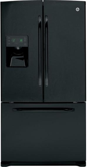 GE ENERGY STAR French Door Bottom Freezer Refrigerator-Black image