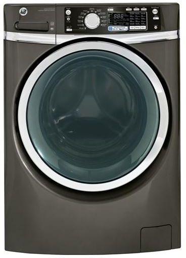 GE ENERGY STAR Front Load Washer-Metallic Carbon image