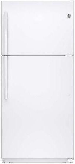 GE 18.2 Cu. Ft. Top Freezer Refrigerator-White