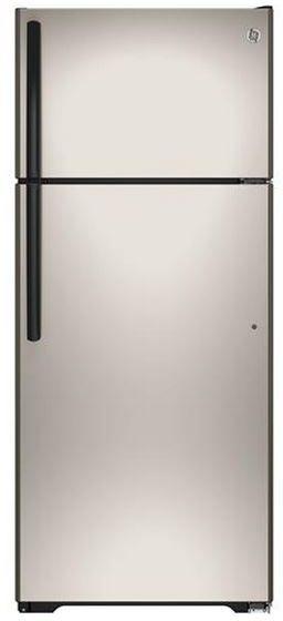 GE 17.5 Cu. Ft. Top Freezer Refrigerator-Silver image