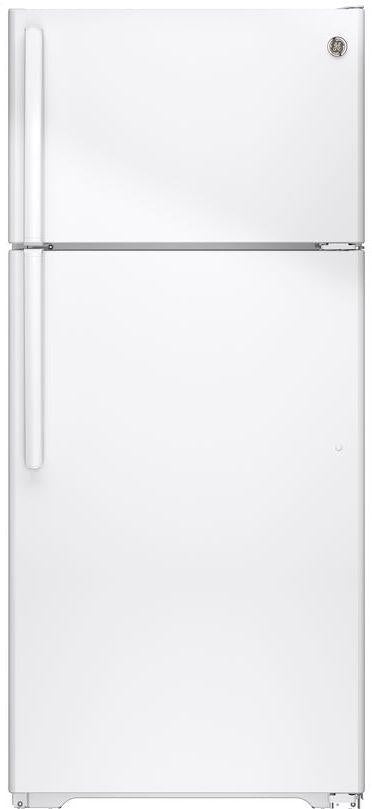 GE 17.6 Cu. Ft. Top Freezer Refrigerator-White image