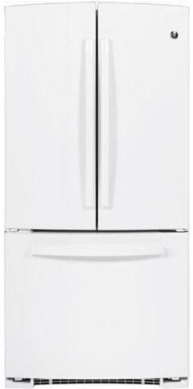 GE 22.7 Cu. Ft. French-Door Refrigerator-White image