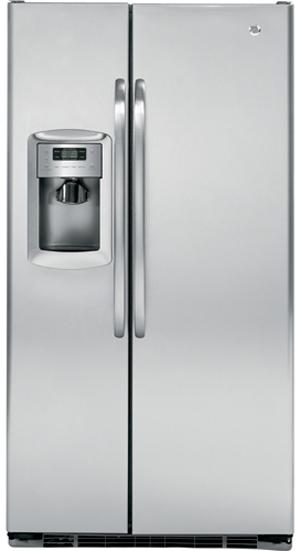 GE 22.7 Cu. Ft. Side-by-Side Refrigerator-Stainless Steel