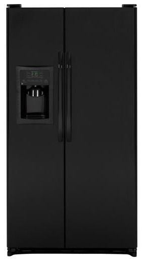 GE ENERGY STAR 21.9 Cu. Ft. Side-By-Side Refrigerator-Black image