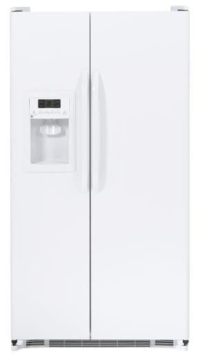 GE ENERGY STAR 21.9 Cu. Ft. Side-By-Side Refrigerator-White image