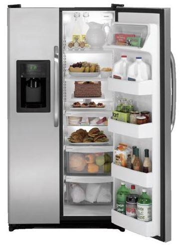 21.9 Cu. Ft. Side-By-Side Refrigerator with Dispenser / Stainless Steel image