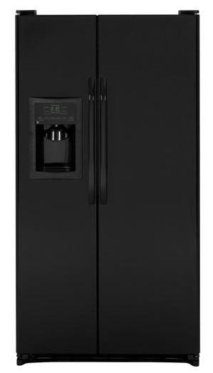 GE ENERGY STAR 25.25 Cu. Ft. Side-By-Side Refrigerator-Black image