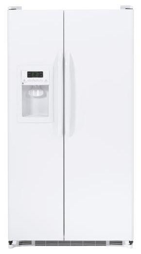 GE ENERGY STAR 25.25 Cu. Ft. Side-By-Side Refrigerator-White image