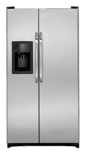 GE ENERGY STAR 25.3 Cu. Ft. Side-By-Side Refrigerator-Stainless Steel image