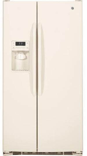 GE ENERGY STAR 23.1 Cu. Ft. Side-by-Side Refrigerator-Bisque image