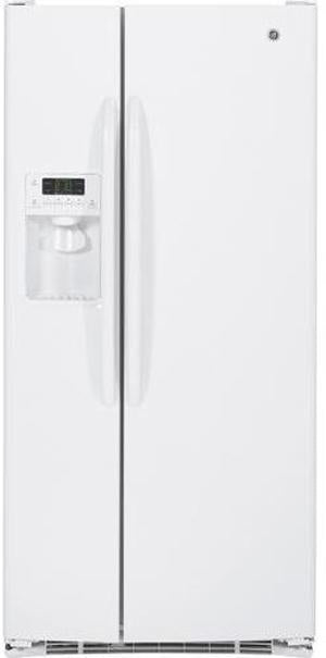 GE ENERGY STAR 23.1 Cu. Ft. Side-by-Side Refrigerator-White image