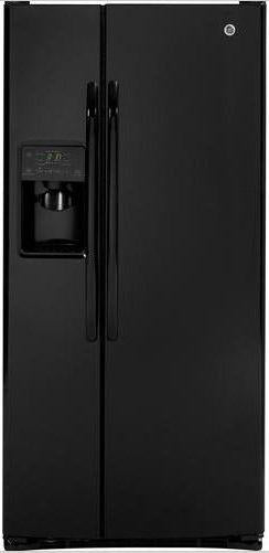 GE ENERGY STAR Side-By-Side Refrigerator-Black image