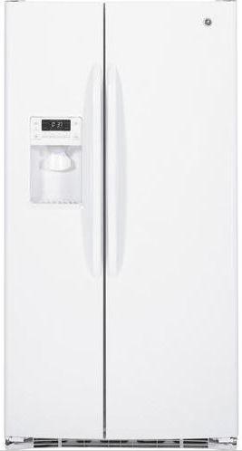 GE ENERGY STAR Side-by-Side Refrigerator-White image