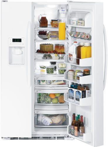 GE&reg; ENERGY STAR&reg; 29.1 Side-by-Side Refrigerator with Integrated Dispenser image