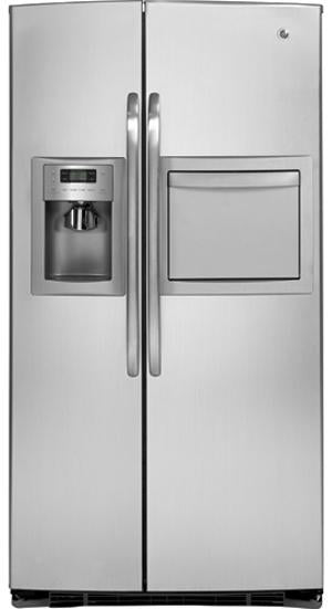 GE&reg; ENERGY STAR&reg; 25.9 Side-By-Side Refrigerator with Dispenser image