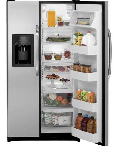 21.9 Cu. Ft. Side-By-Side Refrigerator with Dispenser / Stainless Look image