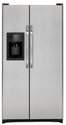 GE ENERGY STAR 21.9 Cu. Ft. Side-by-Side Refrigerator-CleanSteel� image