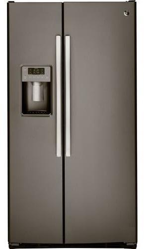 GE 22.5 Cu. Ft. Side-by-Side Refrigerator-Slate image