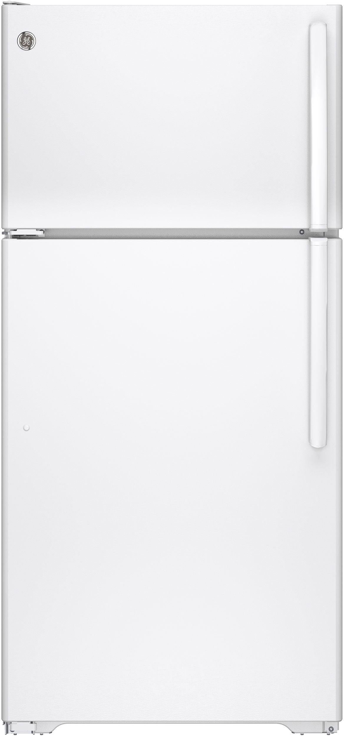 GE 14.6 Cu. Ft. Top Freezer Refrigerator-White