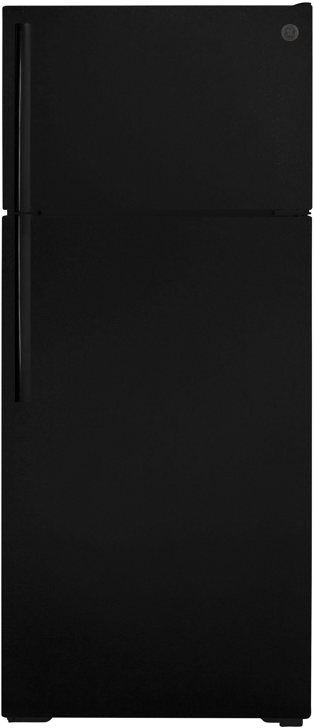 GE 17.5 Cu. Ft. Black Top Freezer Refrigerator