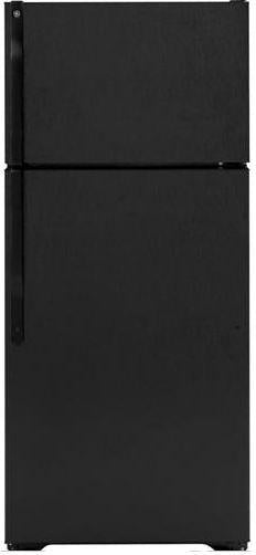 16.5 cu. ft. Energy Star Top-Freezer Refrigerator / NeverClean Condenser / Black image