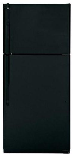 GE ENERGY STAR 18 Cu. Ft. Top Freezer Refrigerator-Black image