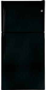 GE ENERGY STAR 20 Cu. Ft. Top Freezer Refrigerator-Black image