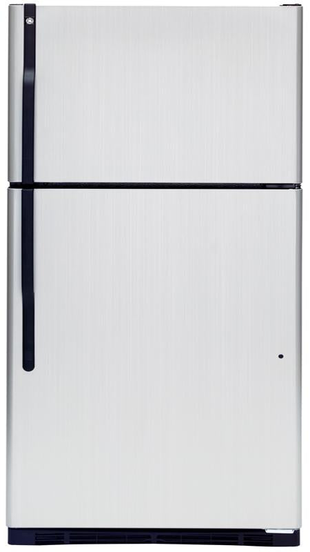 GE ENERGY STAR 18.0 cu. ft. Top-Freezer Refrigerator-CleanSteel� image