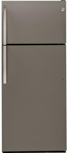 GE 18.1 Cu. Ft. Top Freezer Refrigerator-Slate image