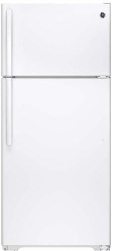 GE 15.5 Cu. Ft. Top Freezer Refrigerator-White