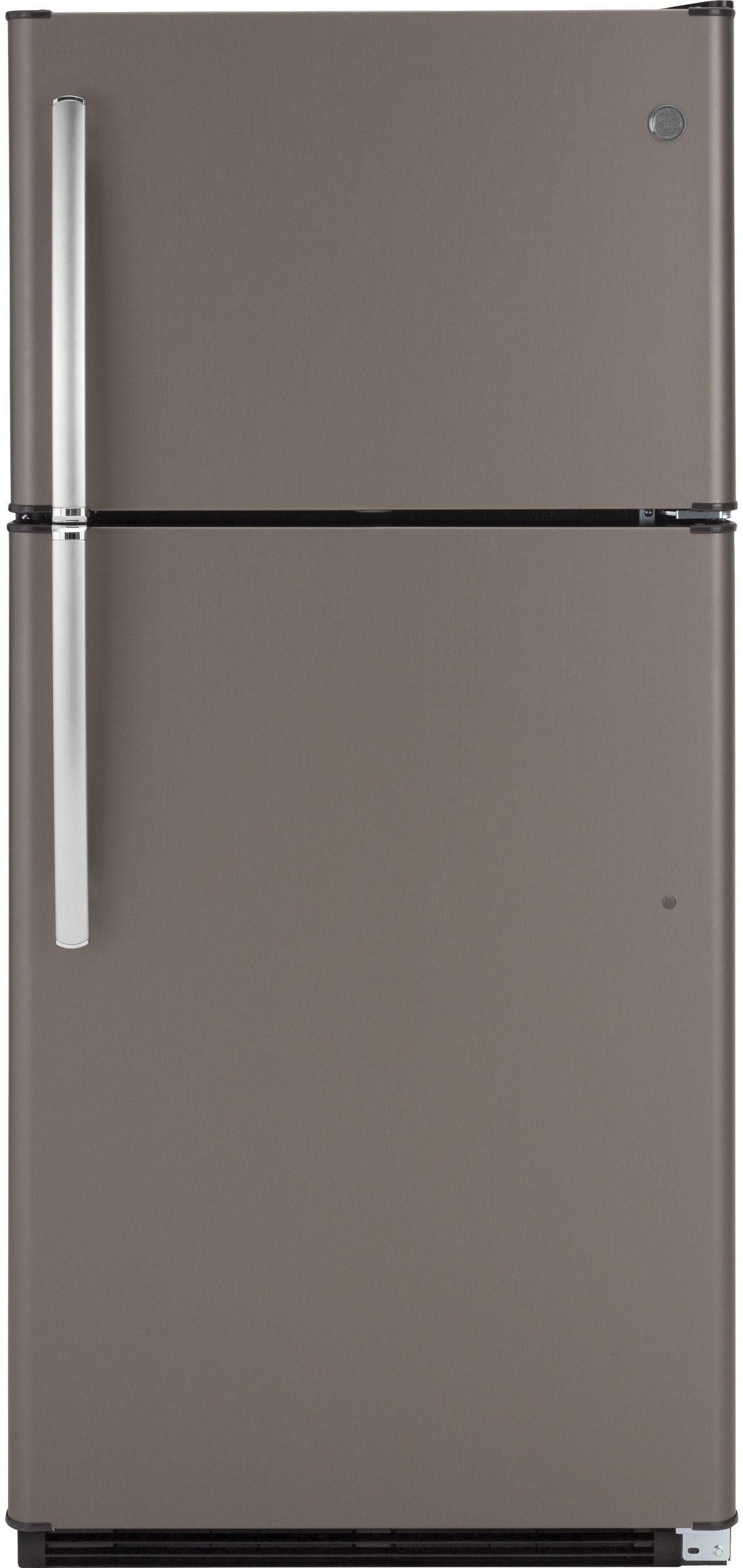 GE 18.2 Cu. Ft. Top Freezer Refrigerator-Slate image